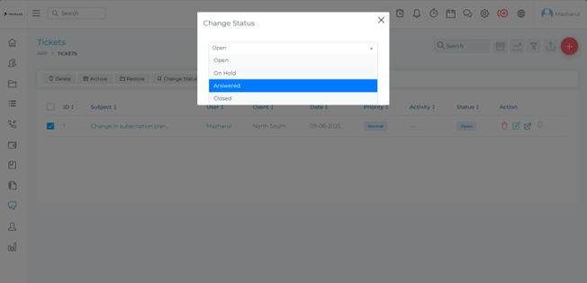 Ticket Workflow