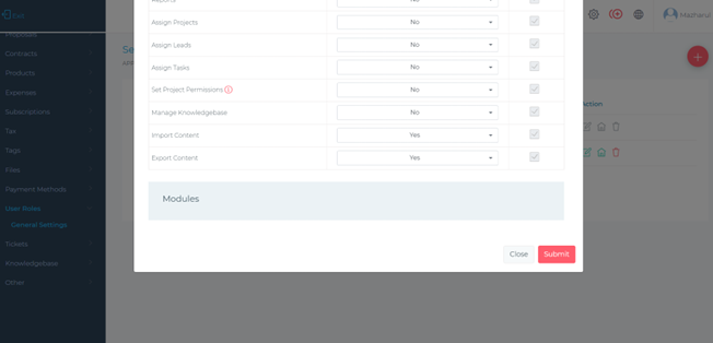 Permission Settings